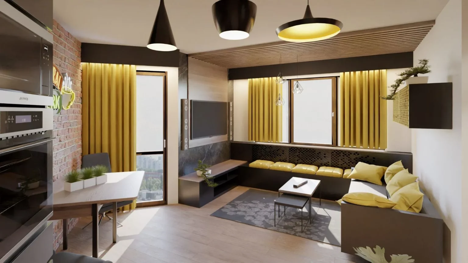 salon w stylu LOFT