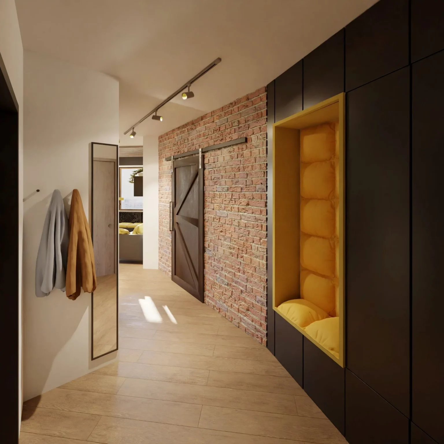 Przedpokój w stylu LOFT
